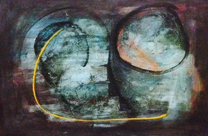 Contour
Acrylique sur toile, 24x30 po
Vendu - Sold