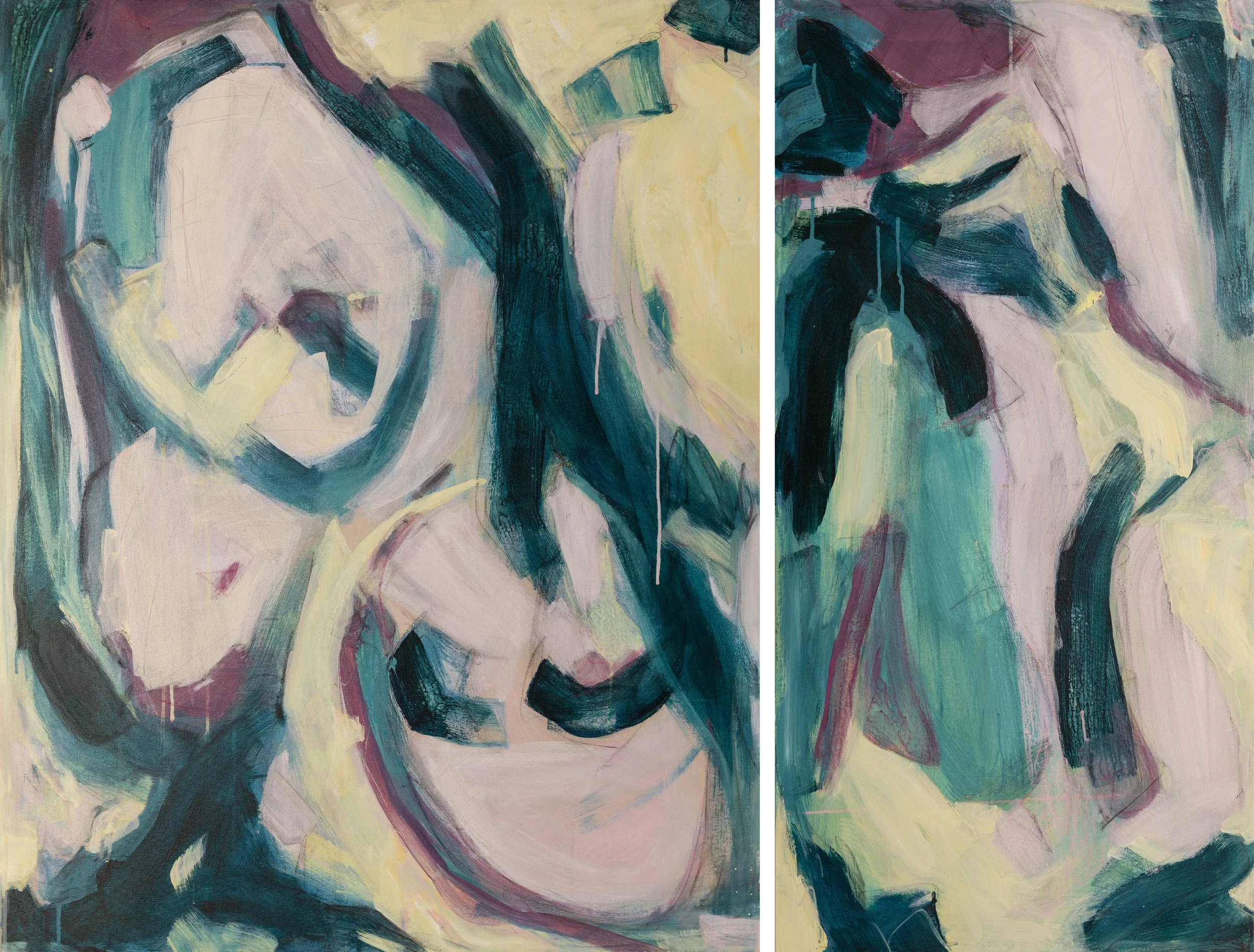 Territoires inconnus
2023
Diptyque sur toile (format galerie)
40x52 po
1400$