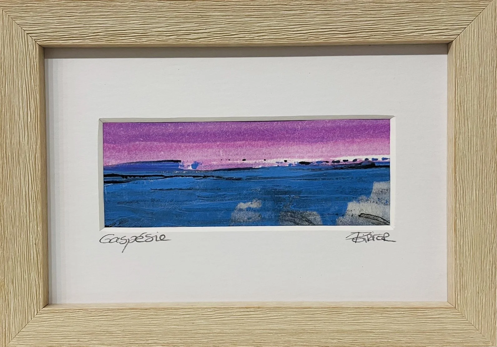 Gaspésie 2021
Acrylique sur papier, 4x6 po
85$