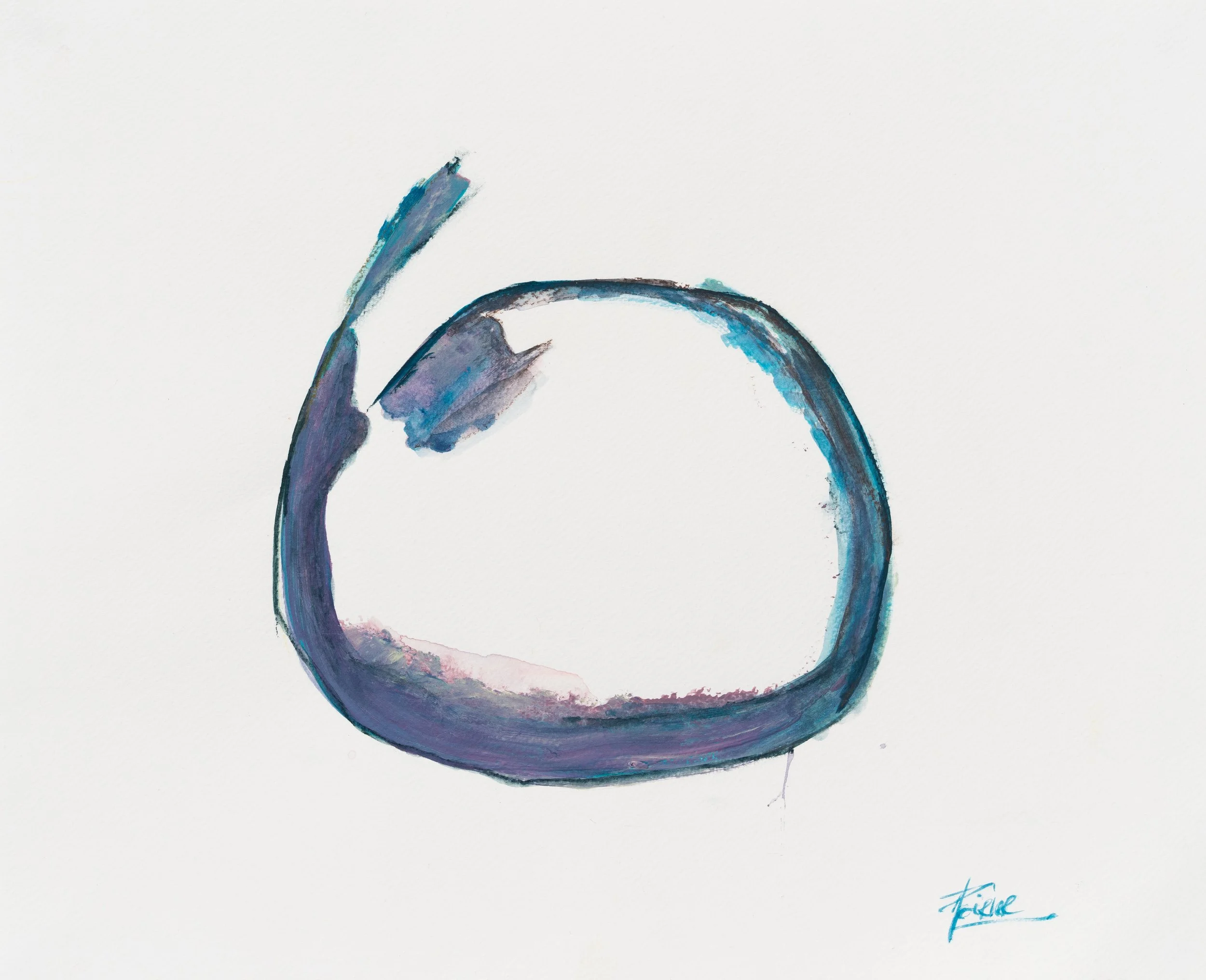 Sans-titre/Untitled
Acrylique sur papier, 14x17 po
Vendue - Sold