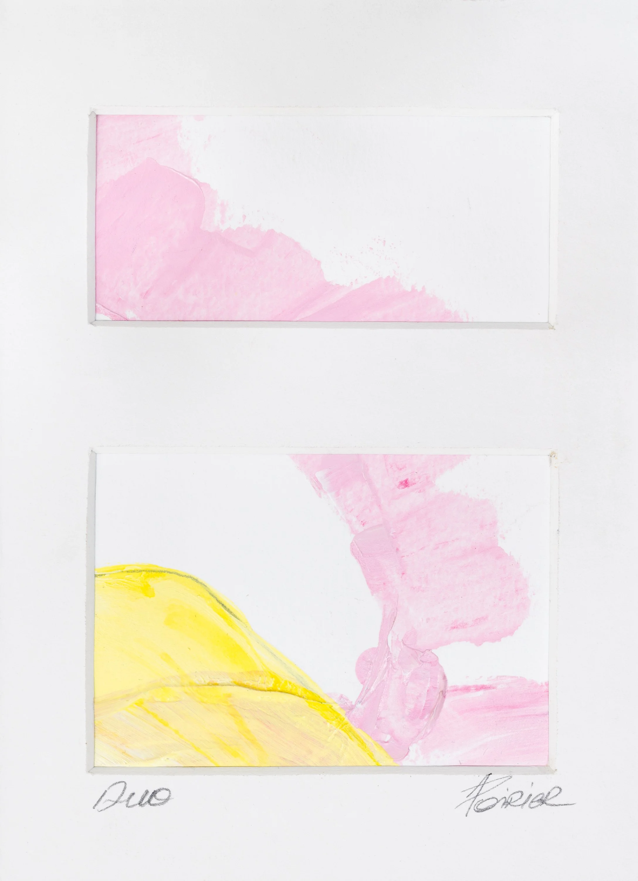 Duo-8
Acrylique sur papier, 7x5 po
Vendu - Sold