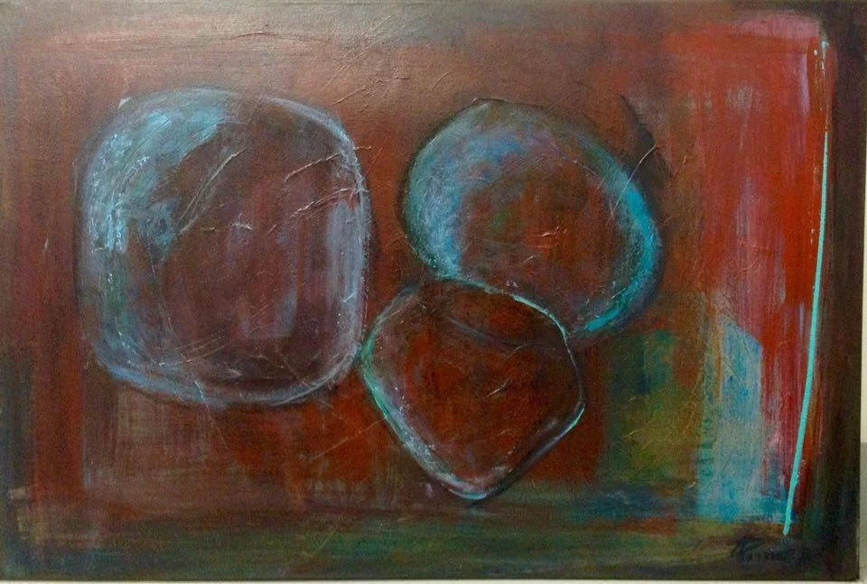 Gravité-1
Acrylique sur toile, 24x36 po
Vendu - Sold