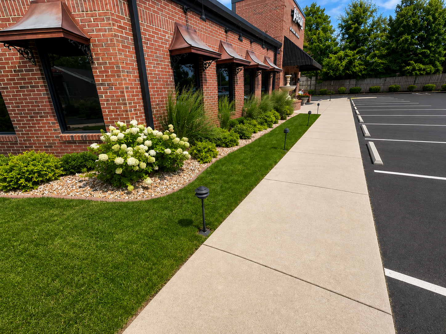 Commercial pressure washing and exterior cleaning for a business in Murfreesboro, TN