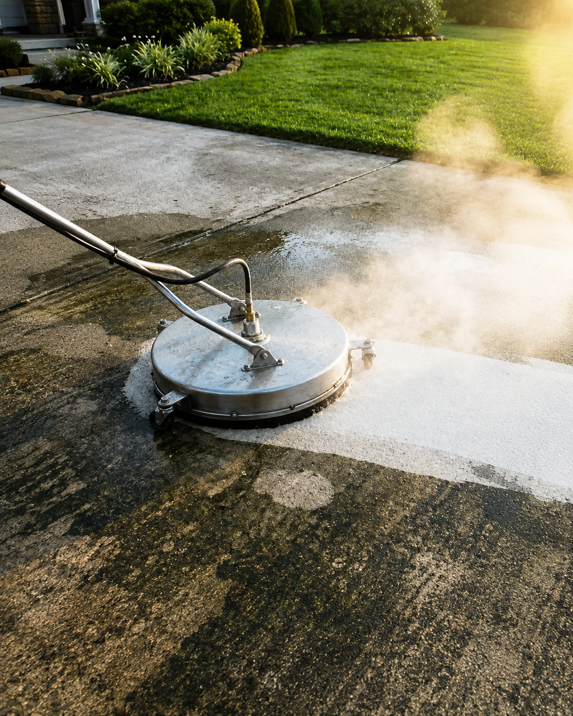 Professional pressure washing and concrete cleaning services in Middle Tennessee