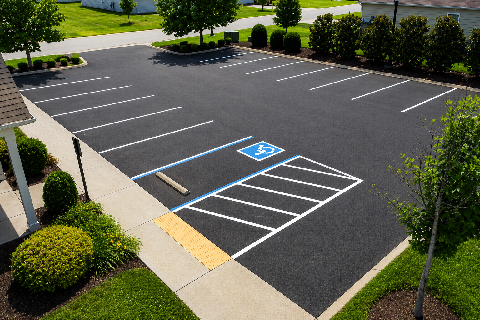 Commercial parking lot pressure washing and property cleaning in Murfreesboro, TN