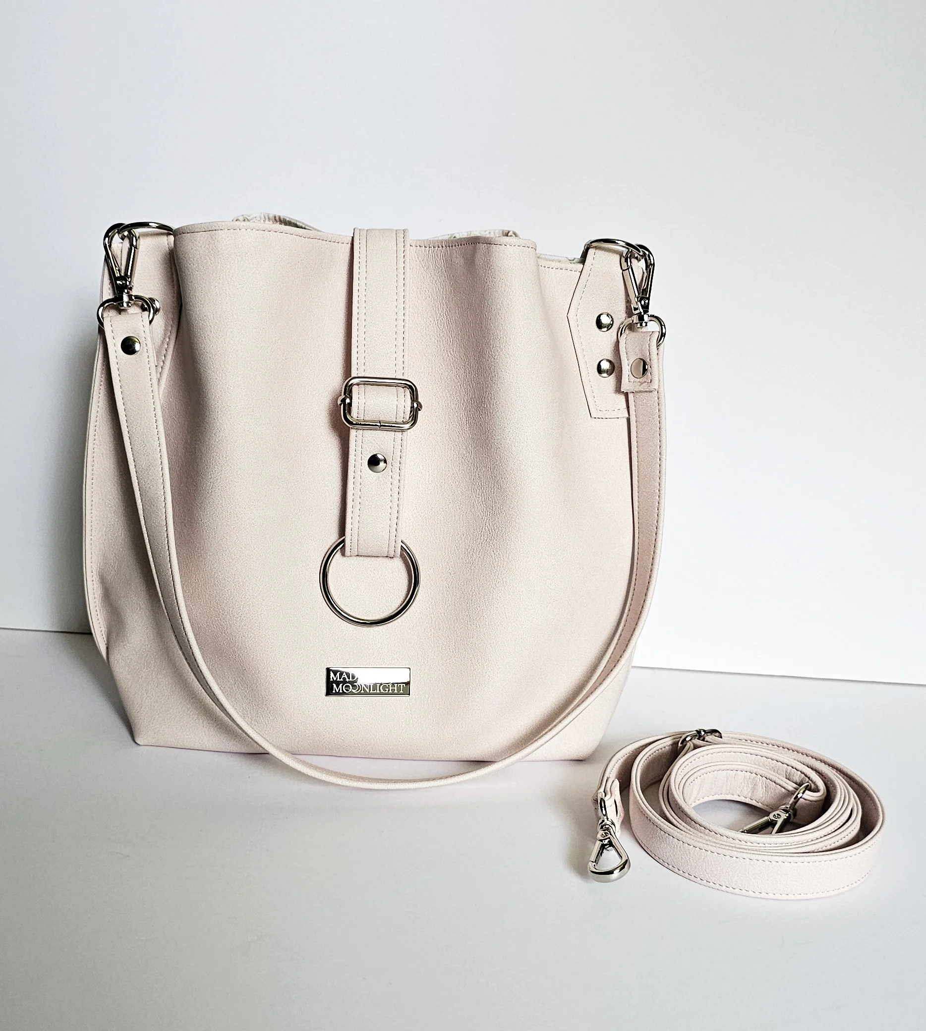 Luna Handbag - Powder Pink
