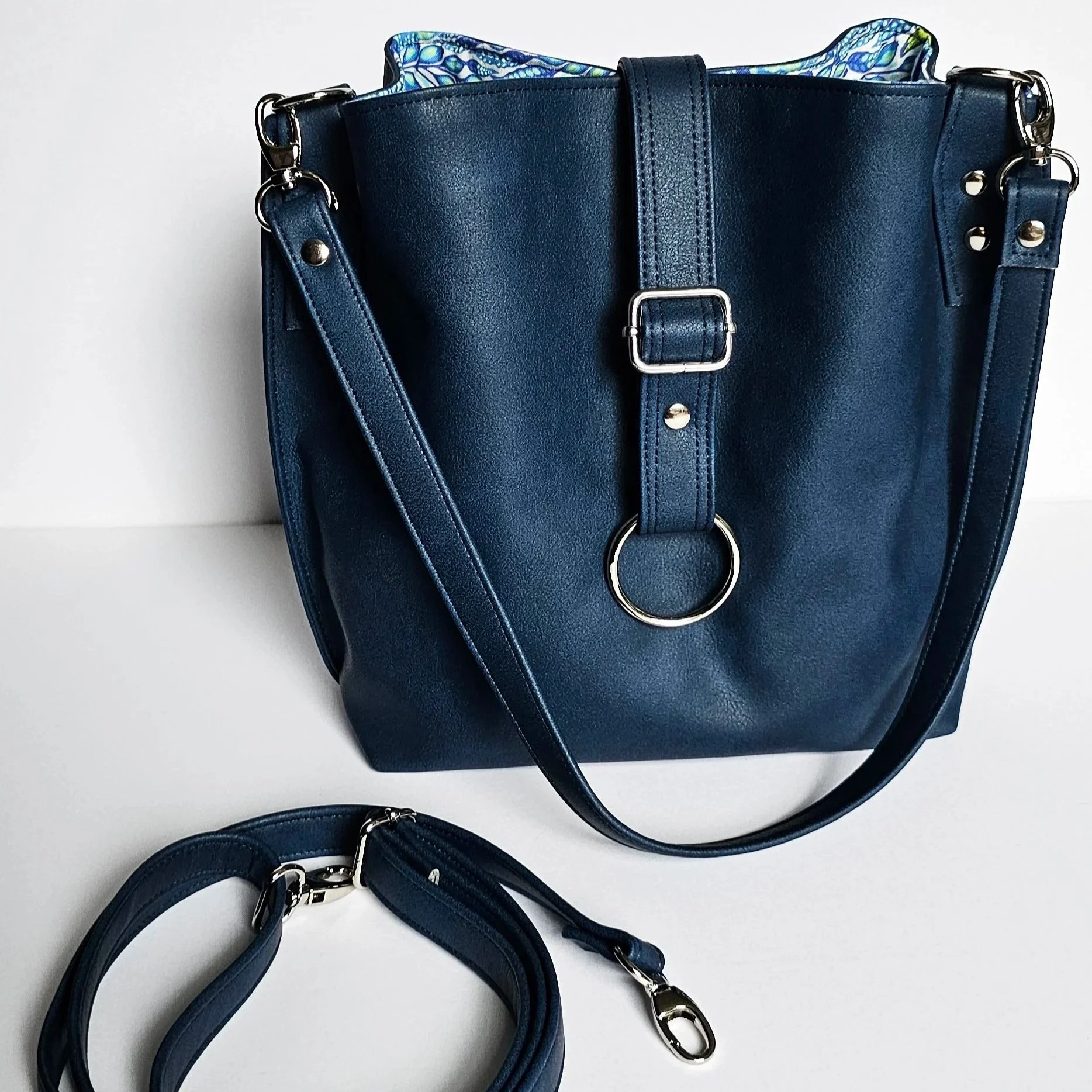 Luna Handbag - Deep Blue
