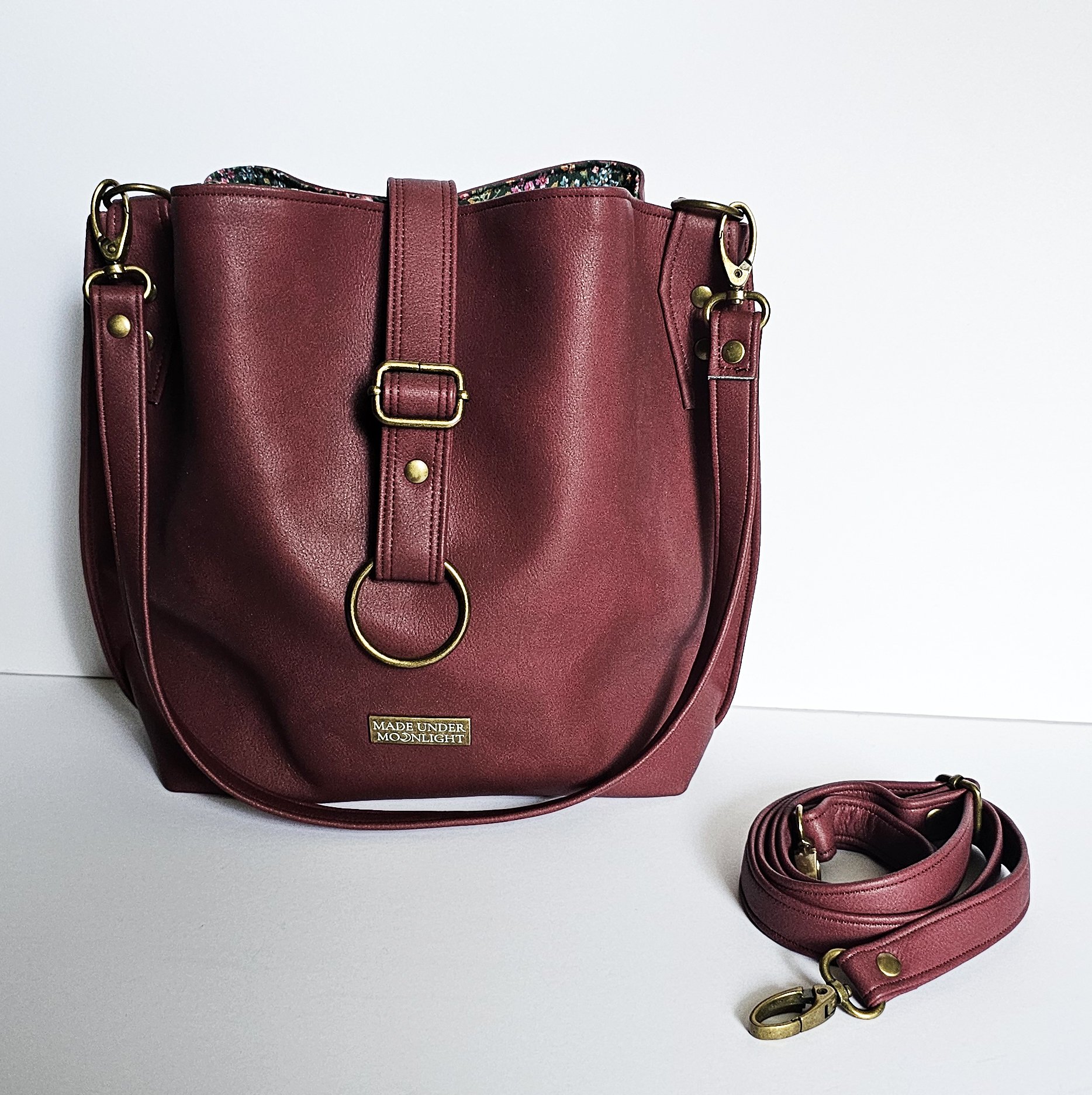 Luna Handbag - Maroon