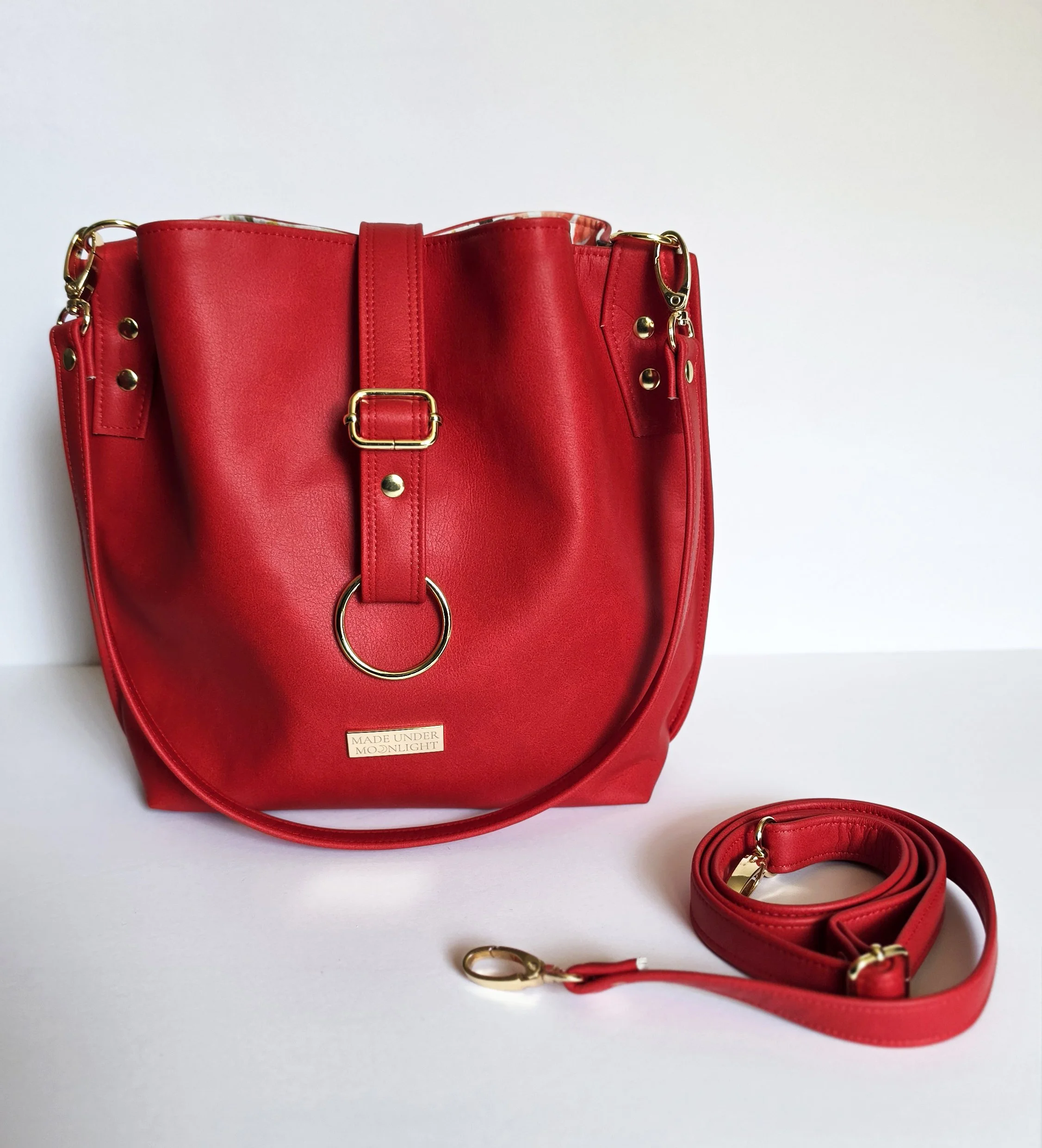Luna Handbag - Red