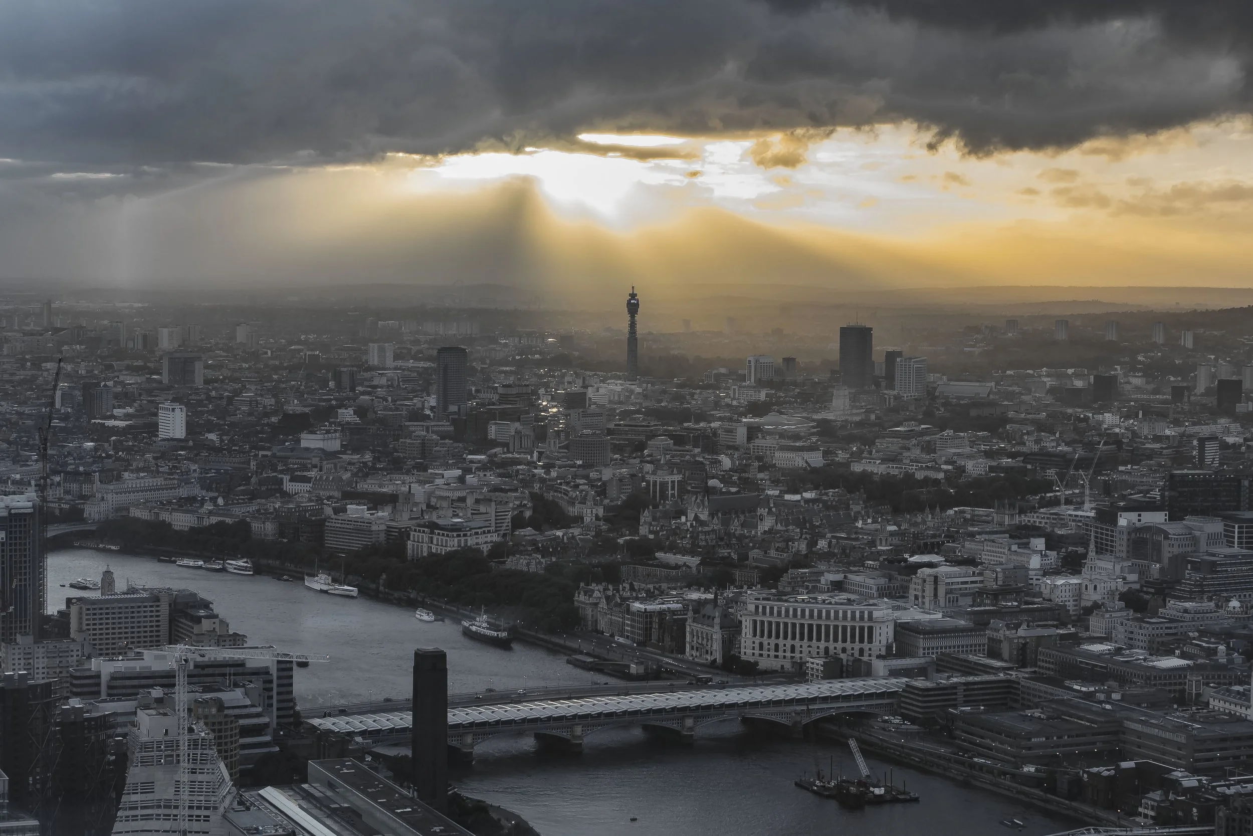 GPO Tower Sunset