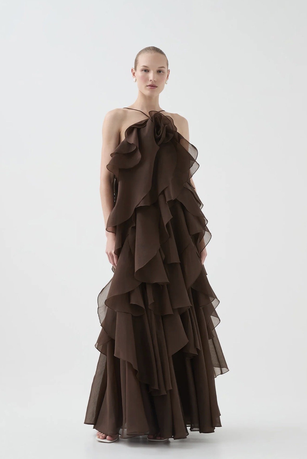 Aje Pandorea | Layered Maxi - Brown