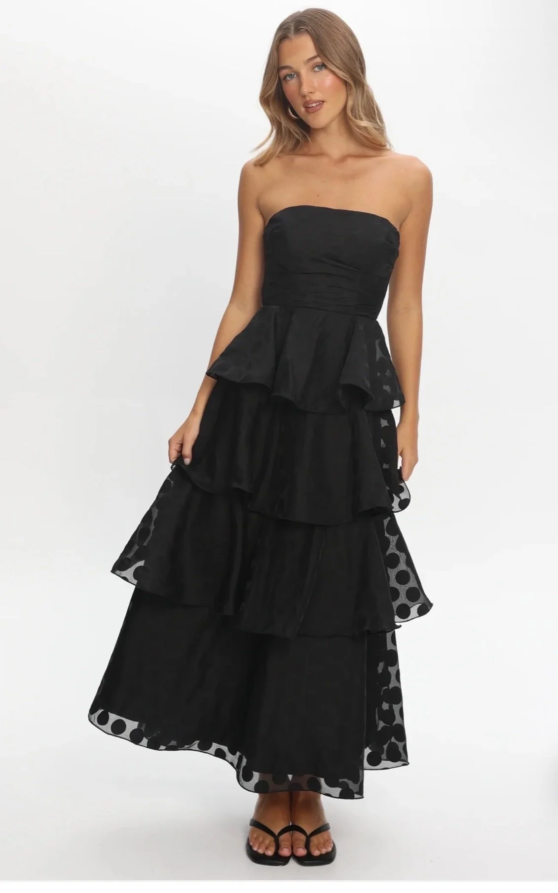 Giavana Strapless Layered | Maxi