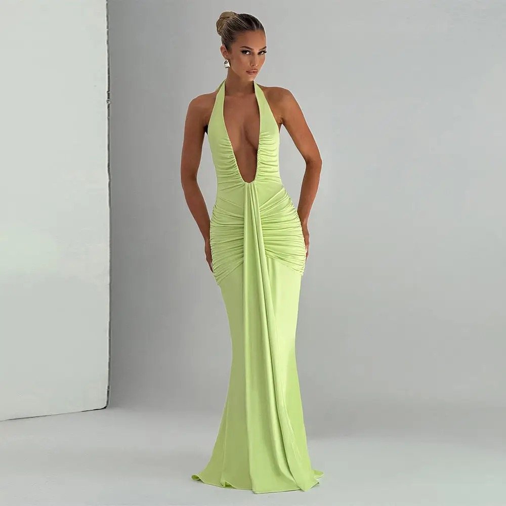 Rosetta | Maxi Dress - Lime