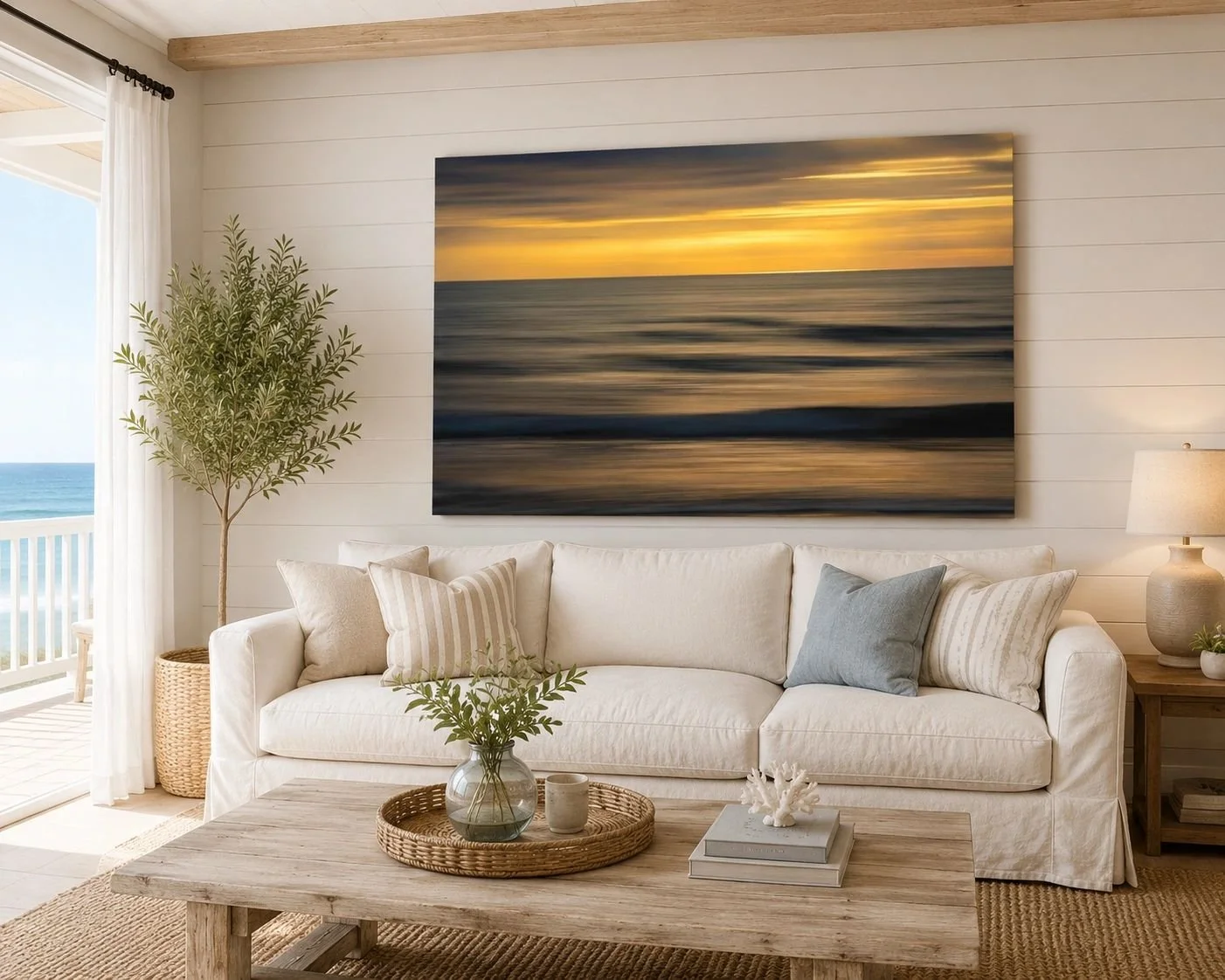 Golden Motion at Glenelg – ICM Coastal Photography Print