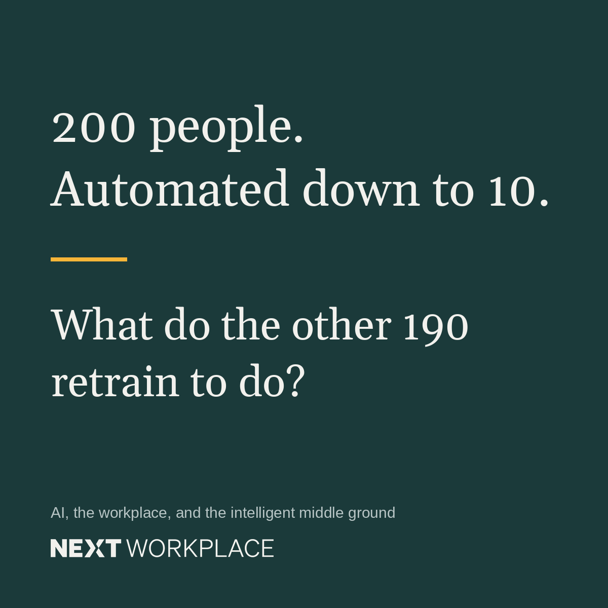 Listening to Bill: what the “turbulent AI era” means for the people who make workplaces