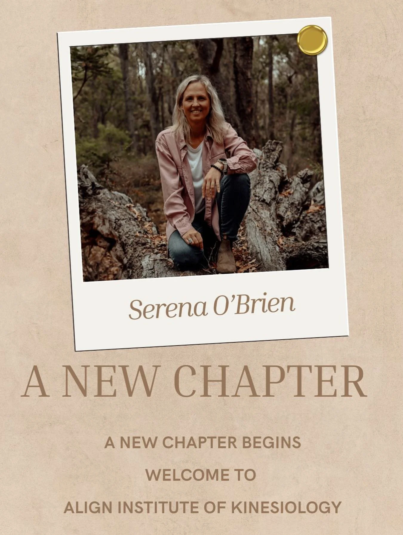 🌿 A New Chapter Begins

I&rsquo;m excited to share that Serena O&rsquo;Brien Kinesiology is evolving into Align Institute of Kinesiology.

While the name is changing, my commitment to supporting individuals through kinesiology remains the same.
This