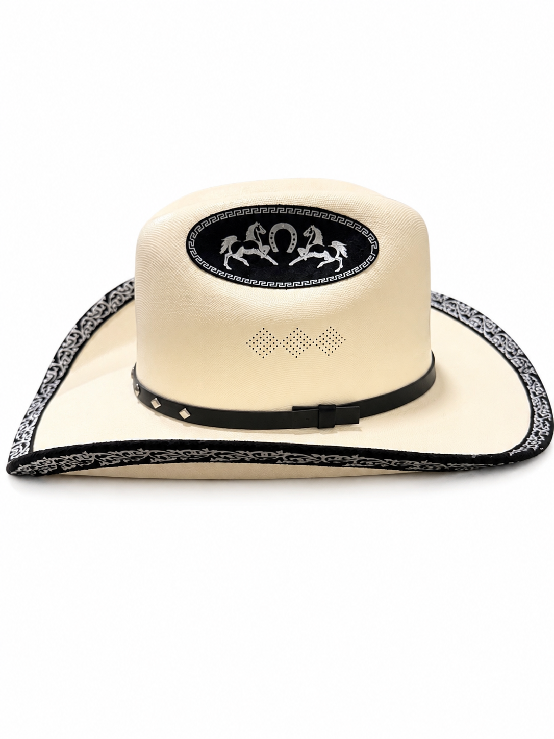 Black El Dorado Vaquero Horse & Horseshoe Hat
