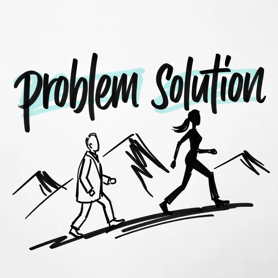 Problem and Solution Wander Together
