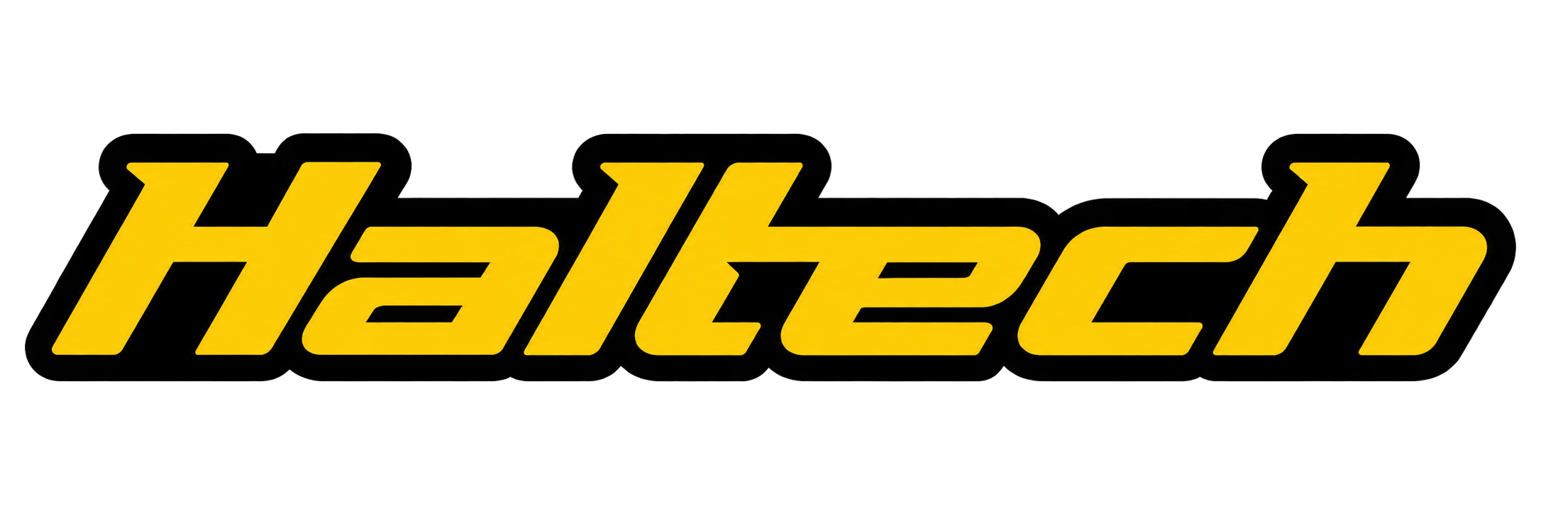 Yellow Heuer logo against a black background.