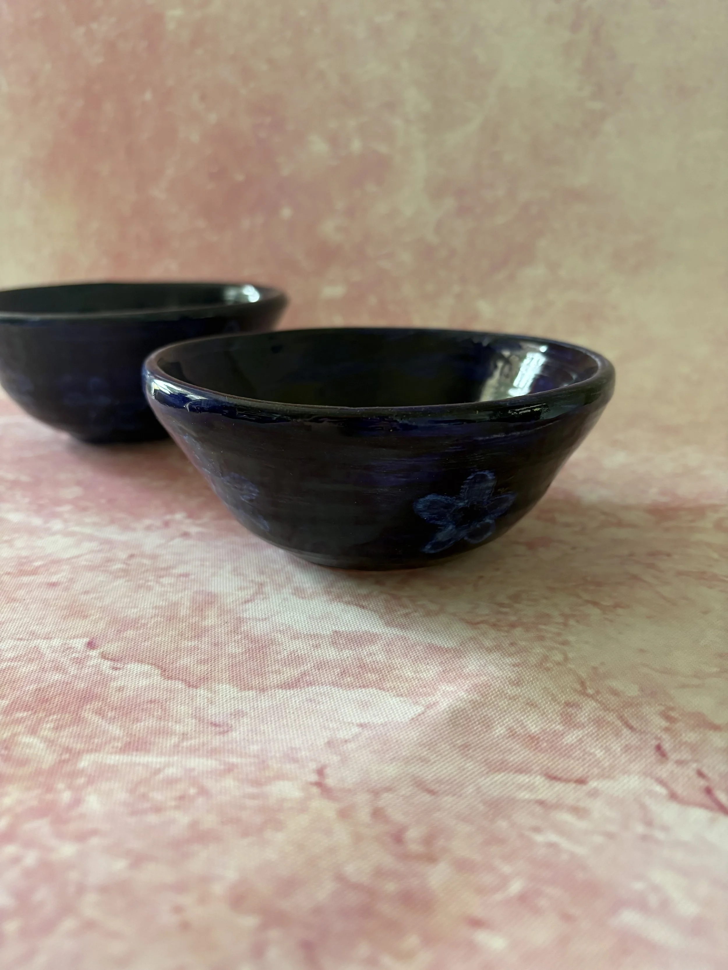Blue Flower Bowls