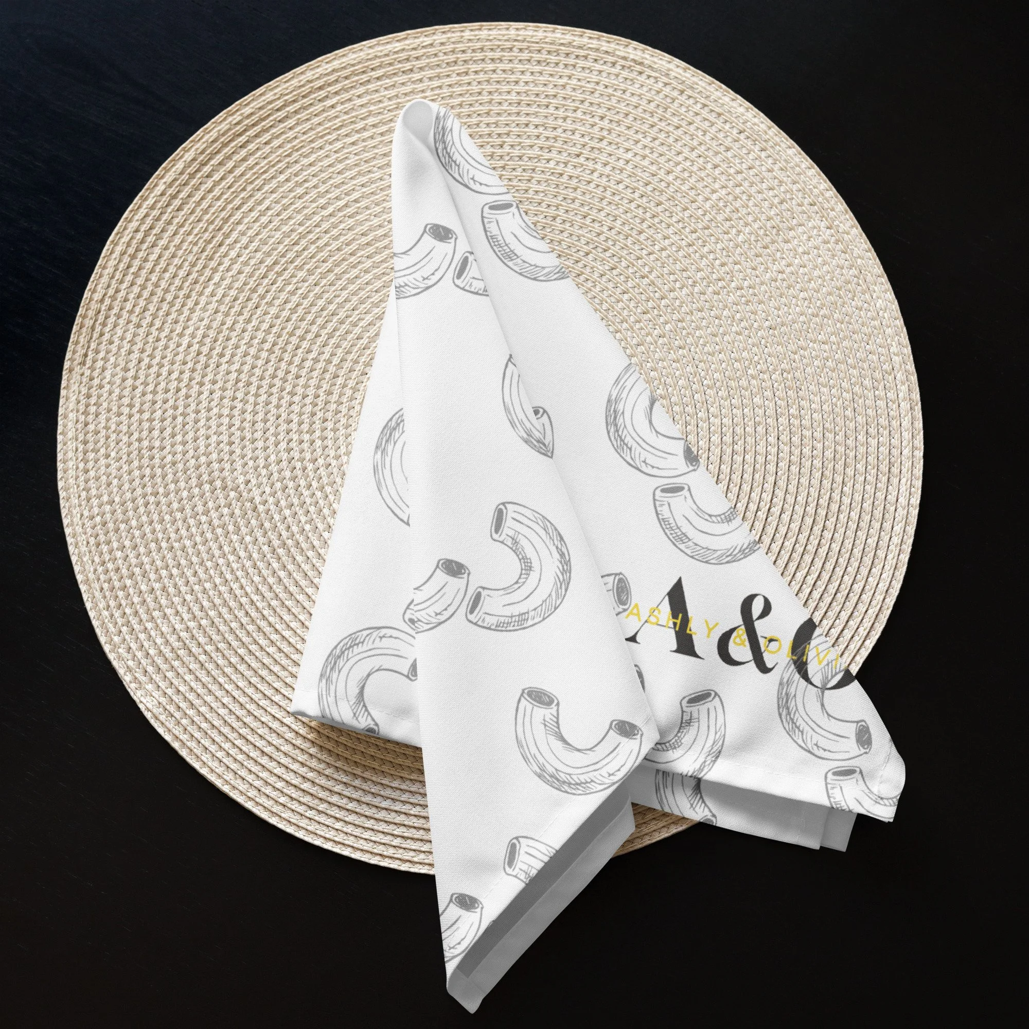 Ashly & Olivia The Mac Cloth Napkin Set