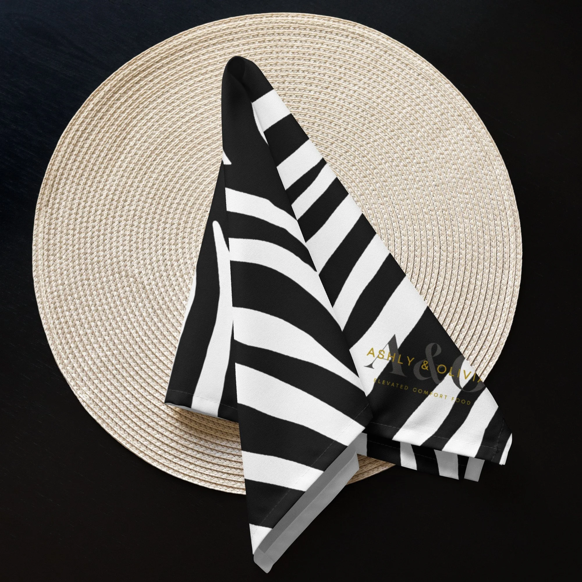 Ashly & Olivia Wild One Cloth Napkin Set