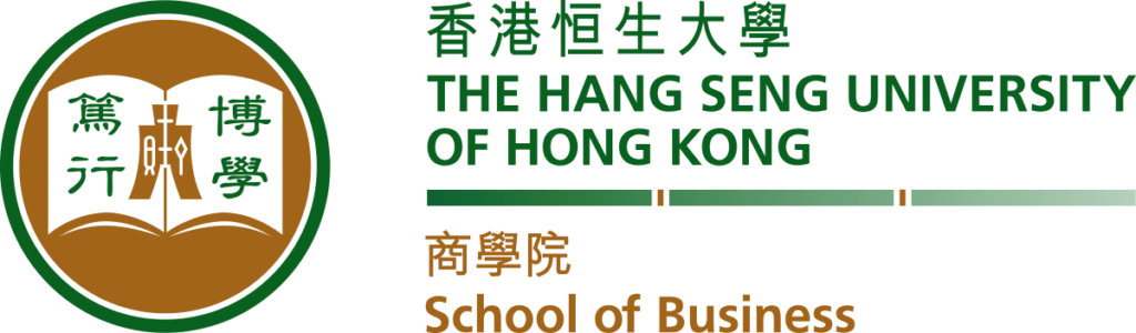 Logo of Hang Seng University School of Business.