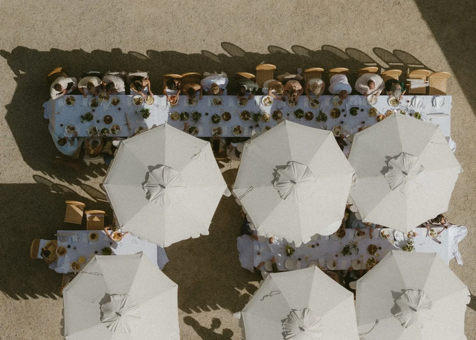 Jean-Henry + Mandi | A Courtyard Luncheon at Moya’s Vineyard