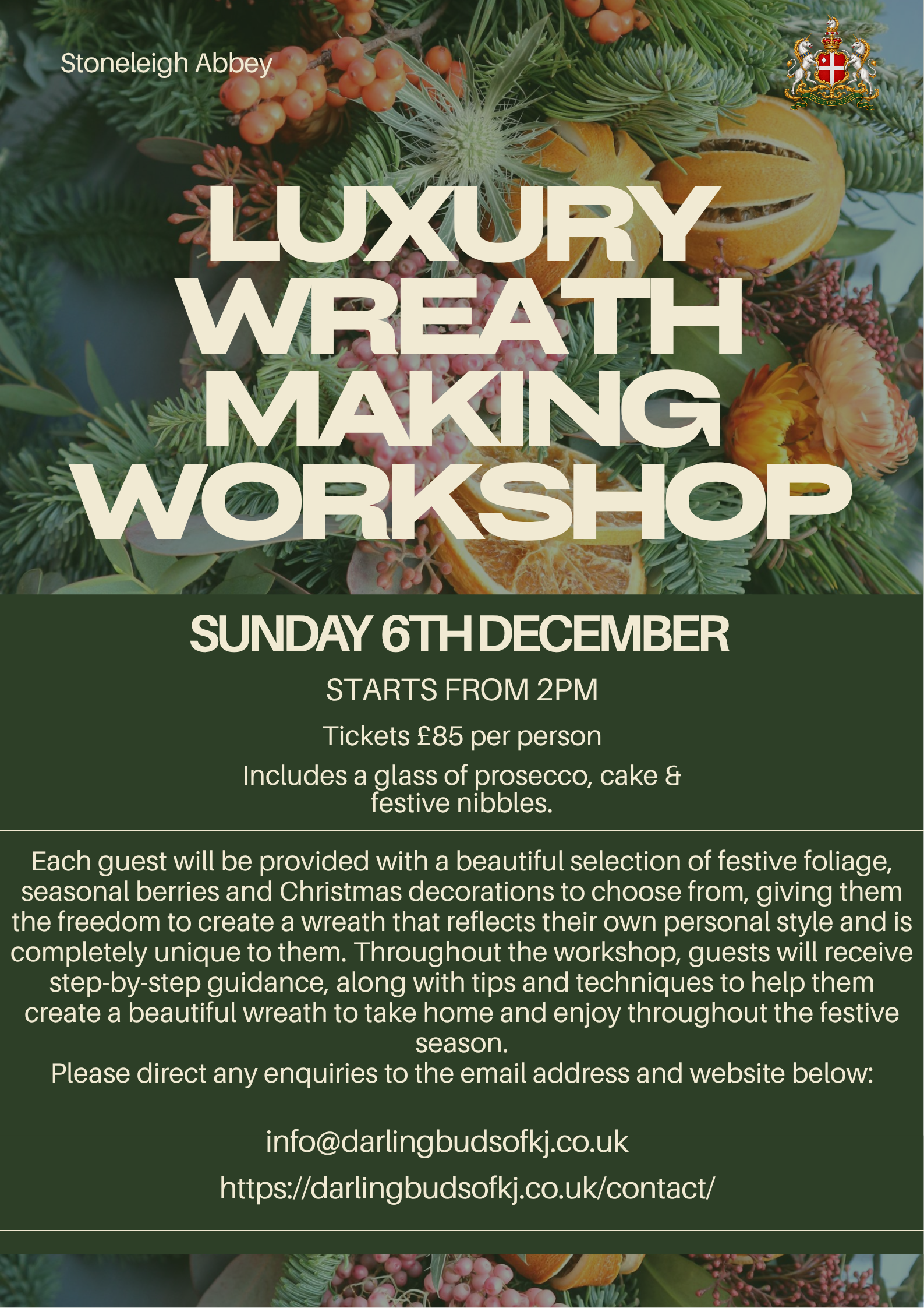 Luxury Wreath Making Workshop