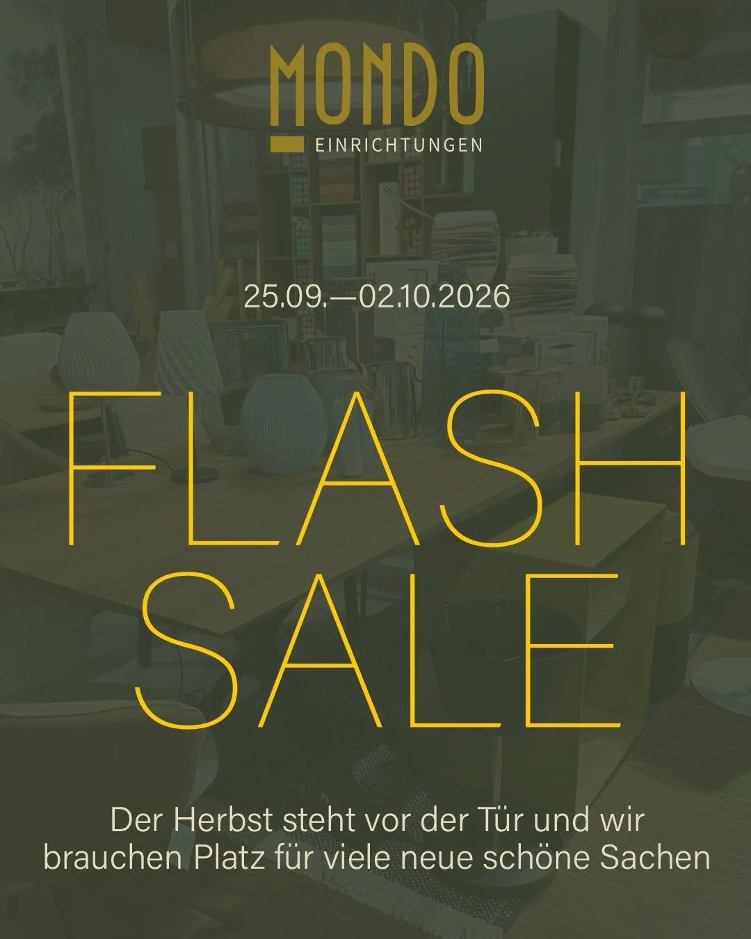 Flash Sale 🍁 Wir freuen uns auf dich 🍂