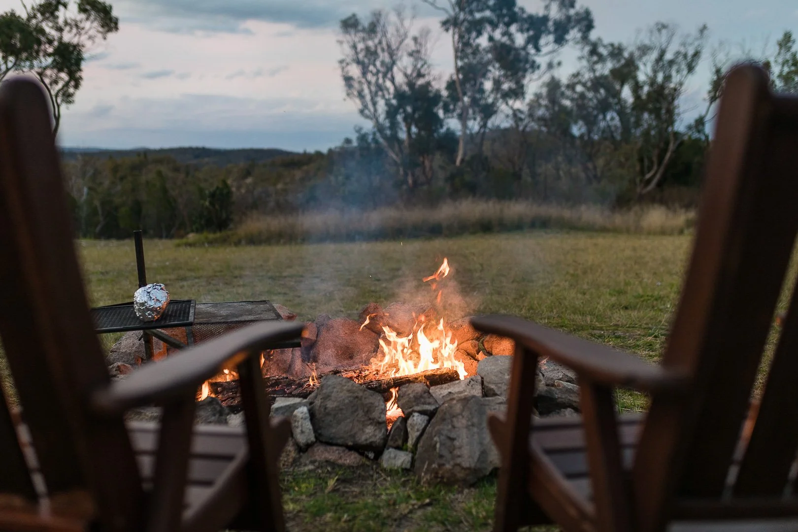 A winter weekend built around firelight
