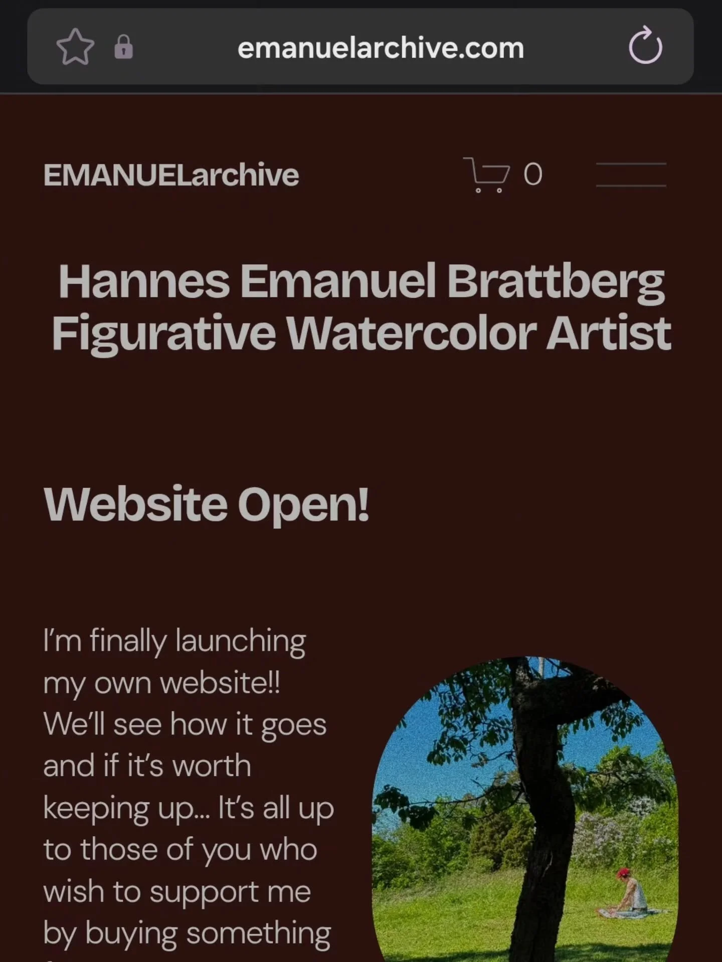 Visit my new website! I'm selling some of what I created the last year. Link in bio.