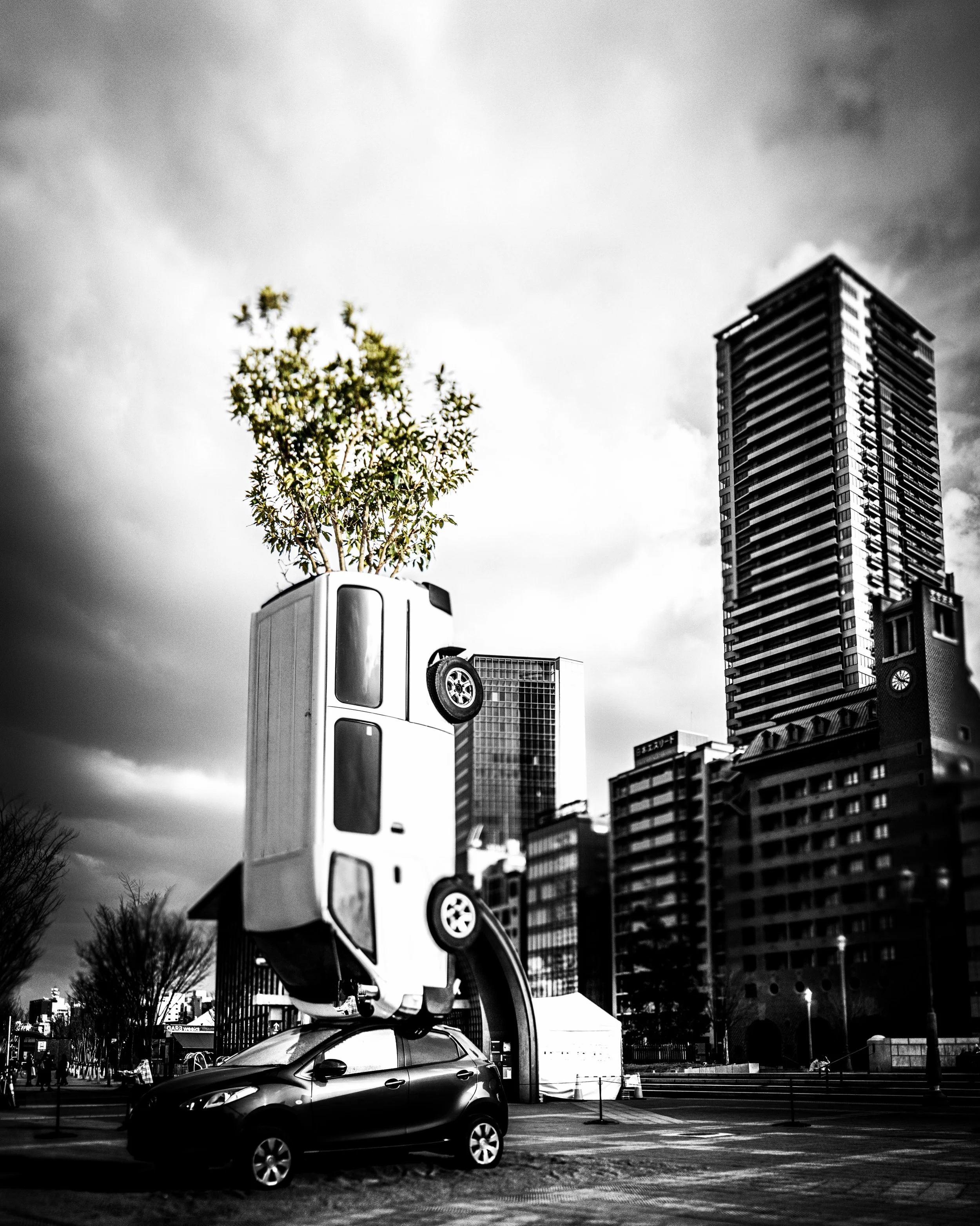Urban Car Sculpture