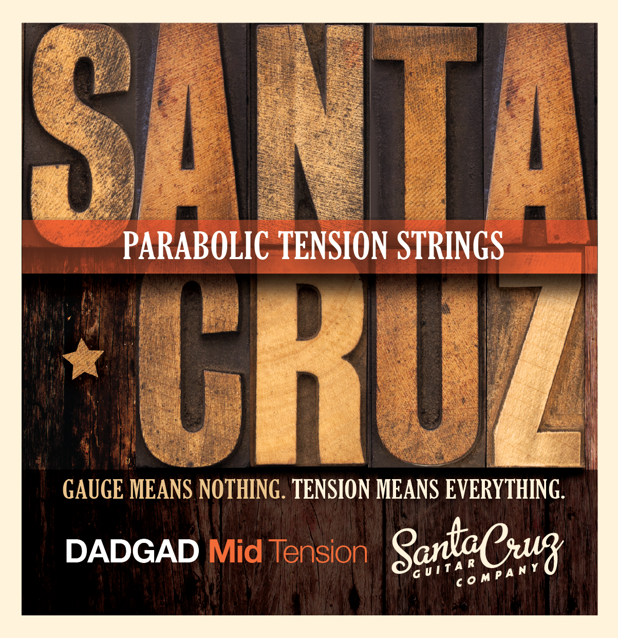 Santa Cruz DADGAD Mid Tension Strings