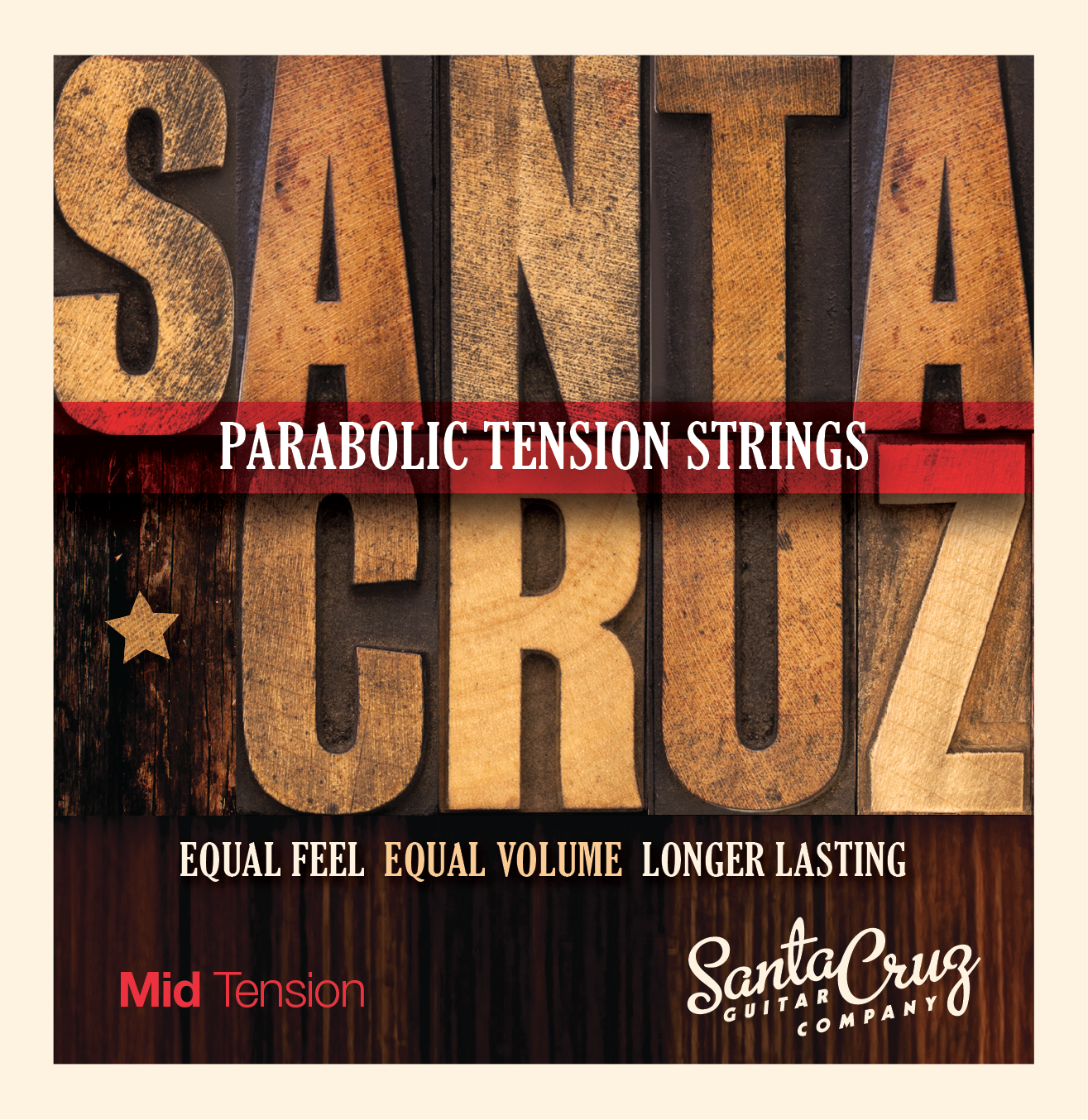 Santa Cruz Mid Tension Strings