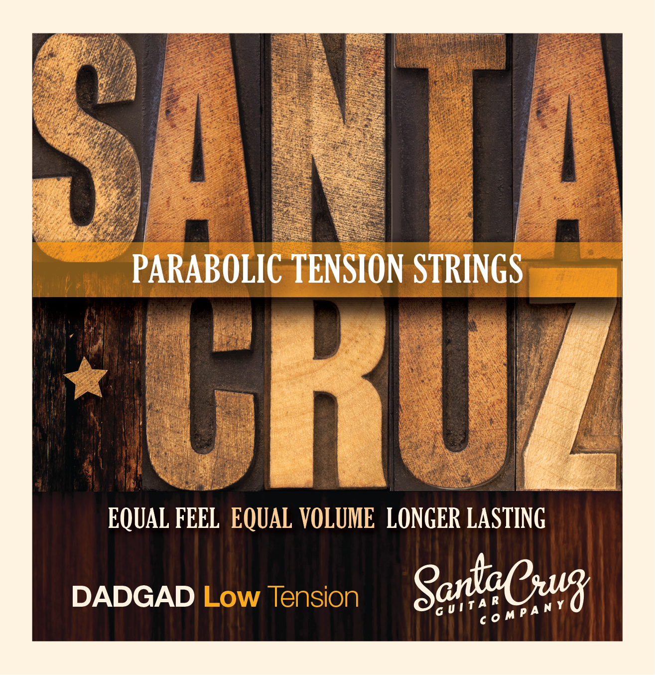 Santa Cruz DADGAD Low Tension Strings