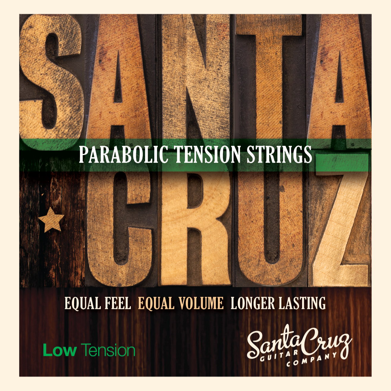 Santa Cruz Parabolic Low Tension Strings
