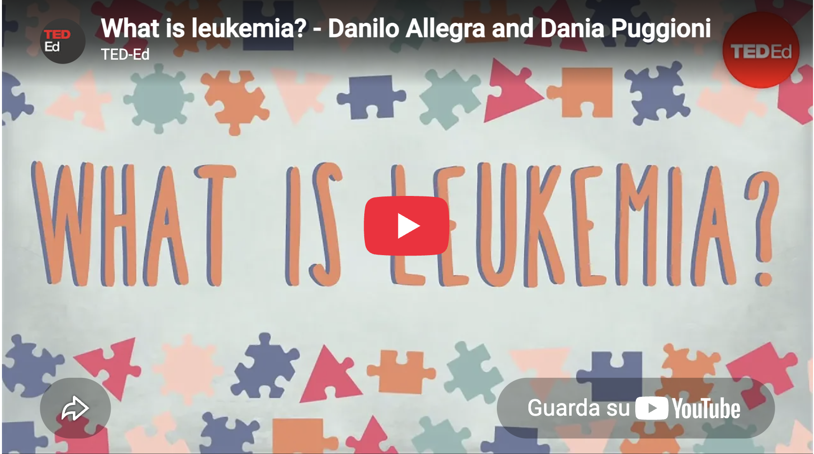'What is leukemia?' con sottotitoli 'Danilo Allegra and Dania Puggioni'