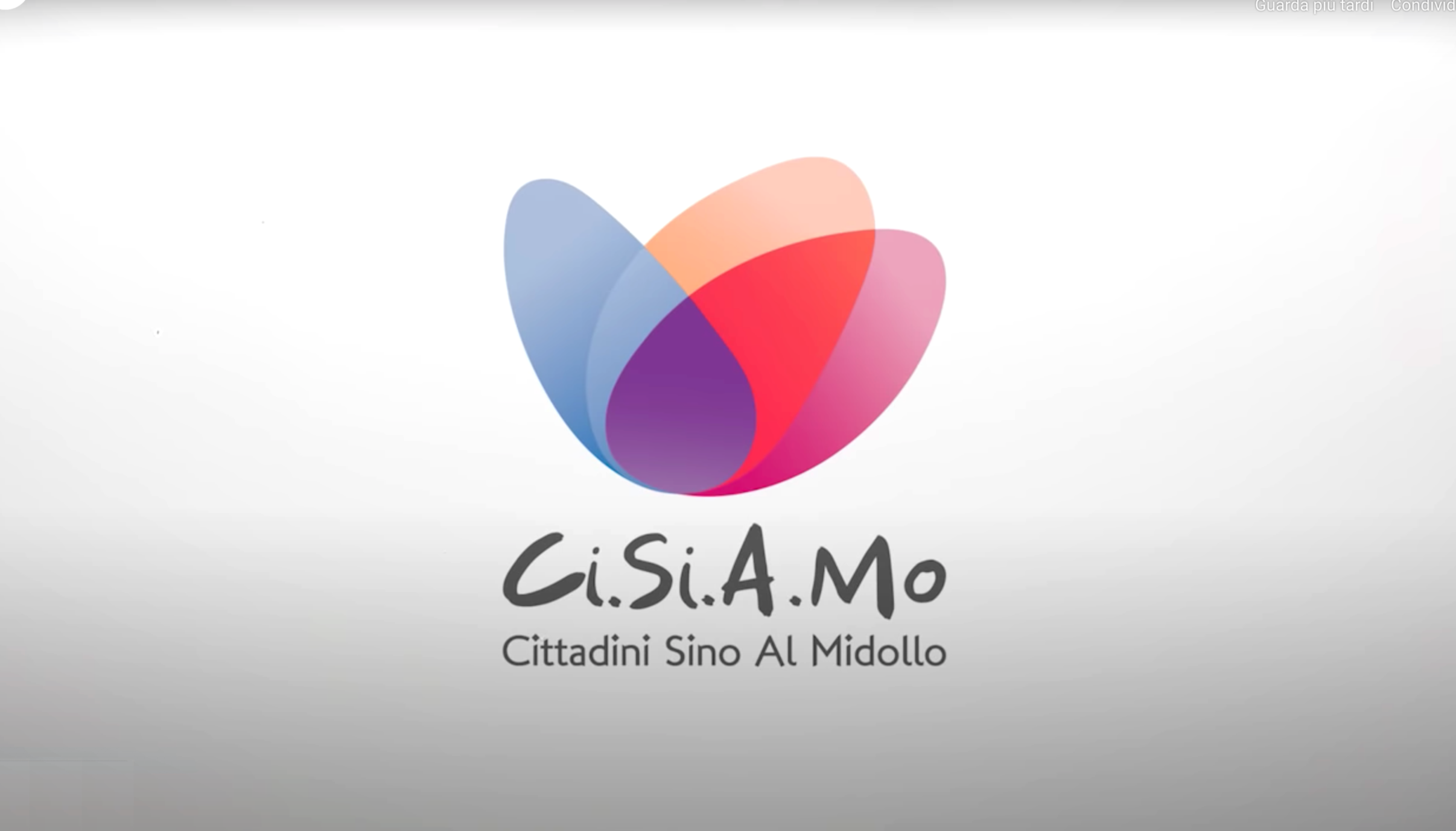 Logo colorato con un cuore stilizzato sovrapposto di vari colori, con il testo "C.I.S.I.A. Mo" e la scritta "Cittadini Sino Al Midollo" sotto.