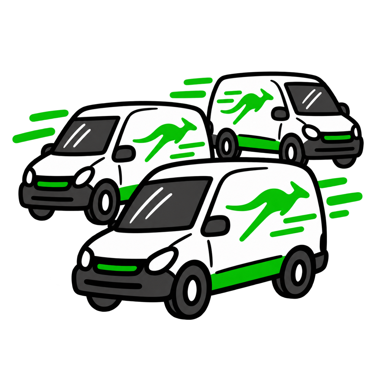 Quick Kangaroo fleet dispatch solutions for bulk deliveries in Kuwait – حلول إدارة أسطول التوصيل والطلبات الكبيرة في الكويت