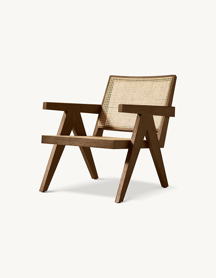 The Rattan & Oak Chair
