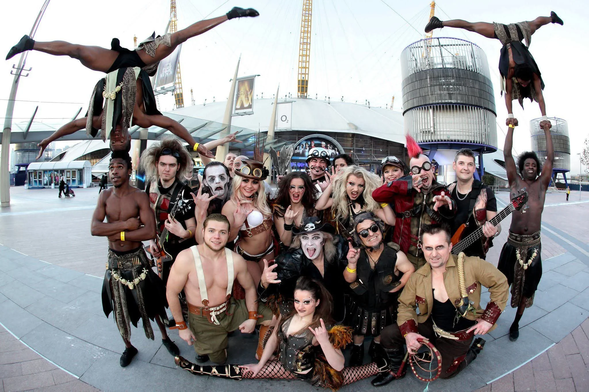 Promo shot with the Circus of Horrors
