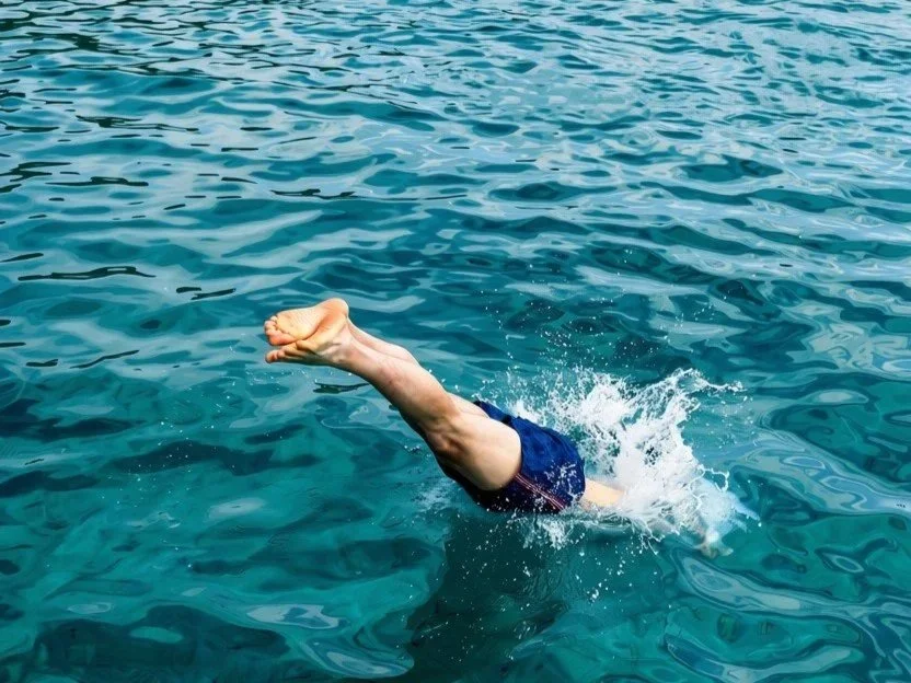 swimming adriatic diving