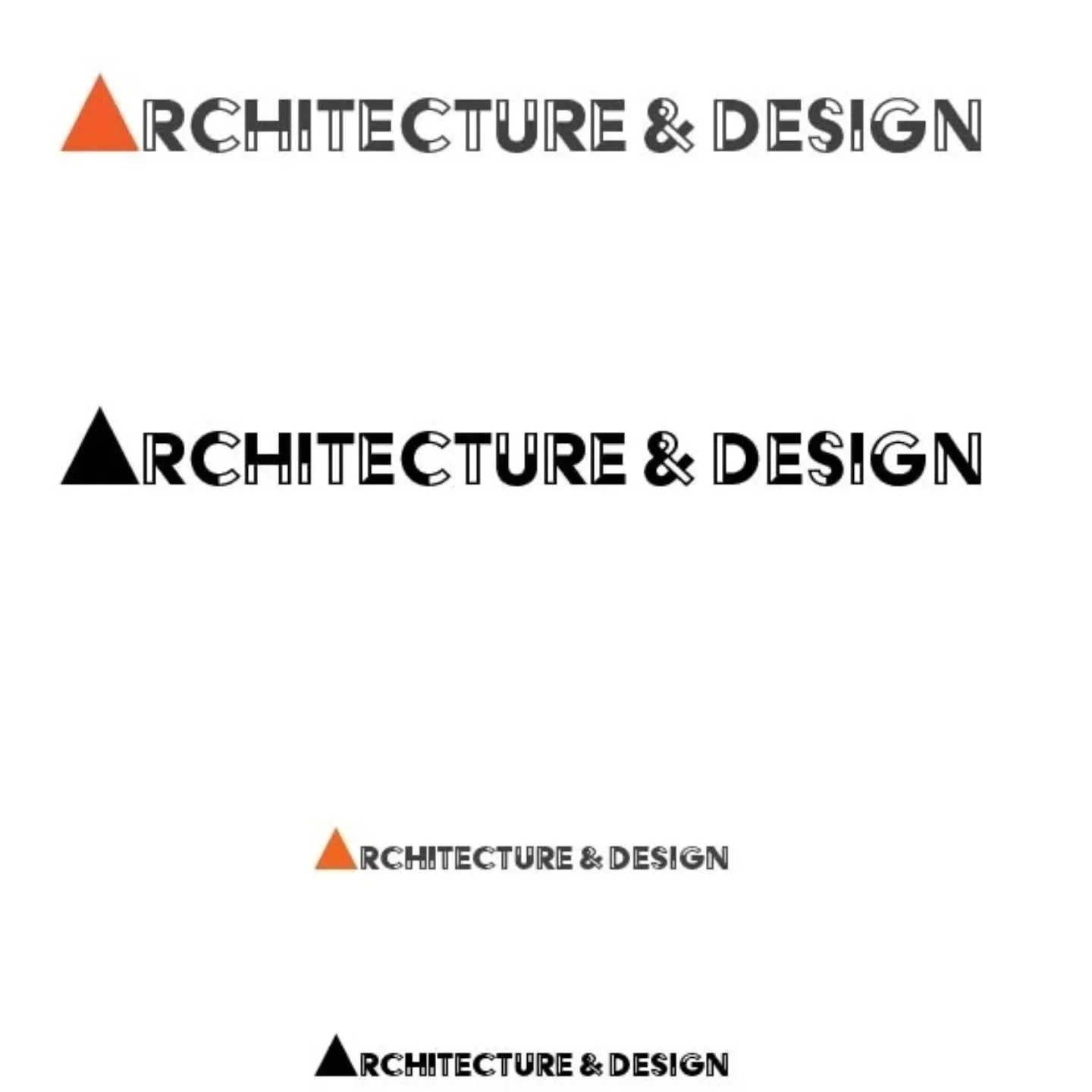 Finished module 7 (Logo Design) and 8 (Corporate Design). 🎉🎉🎉 The first three were ideas for a company called "Architecture and Design", the fourth were Logo ideas for a transport company of said name. I liked the 3rd A&amp;D and the 2nd