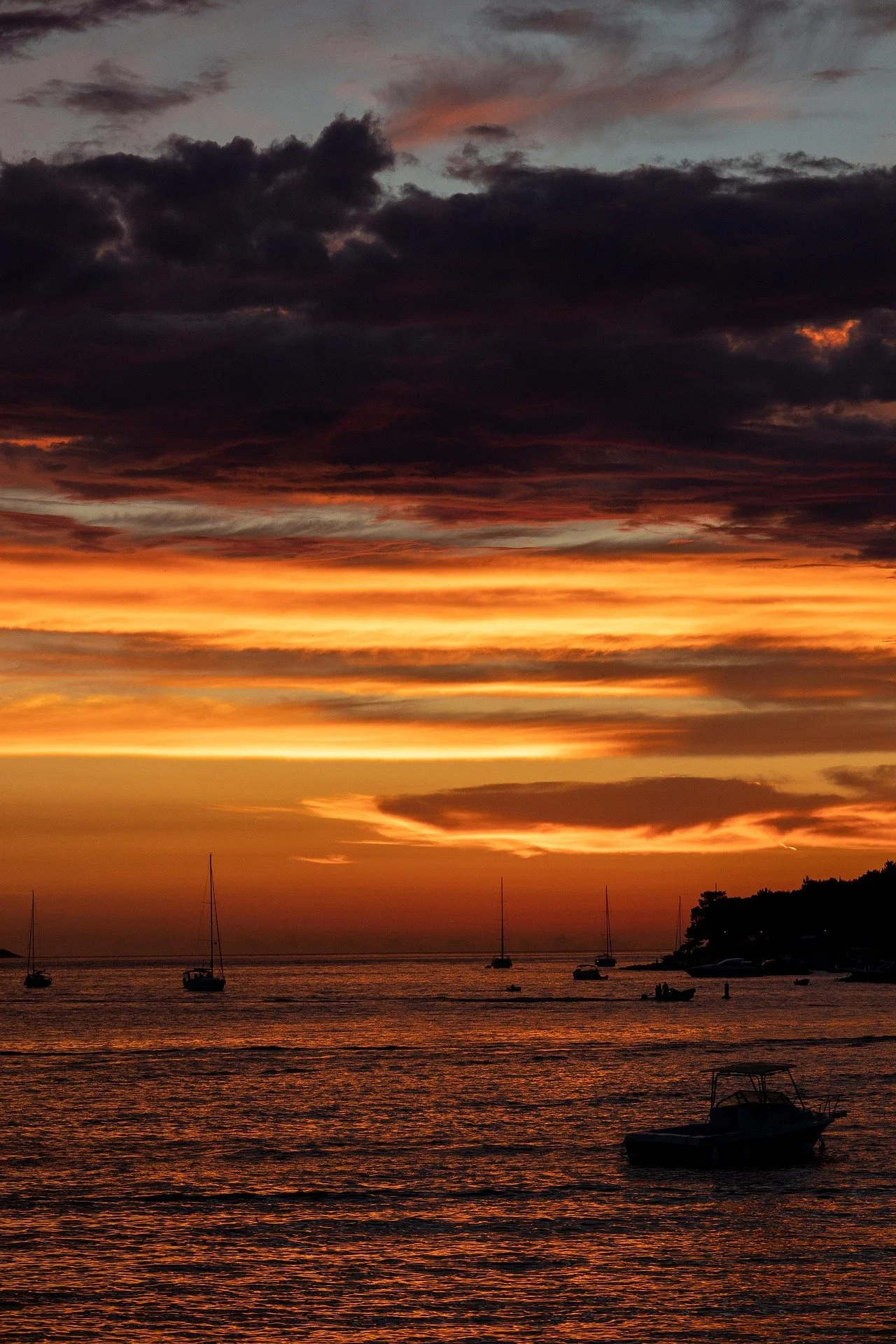 adriatic sunset boats