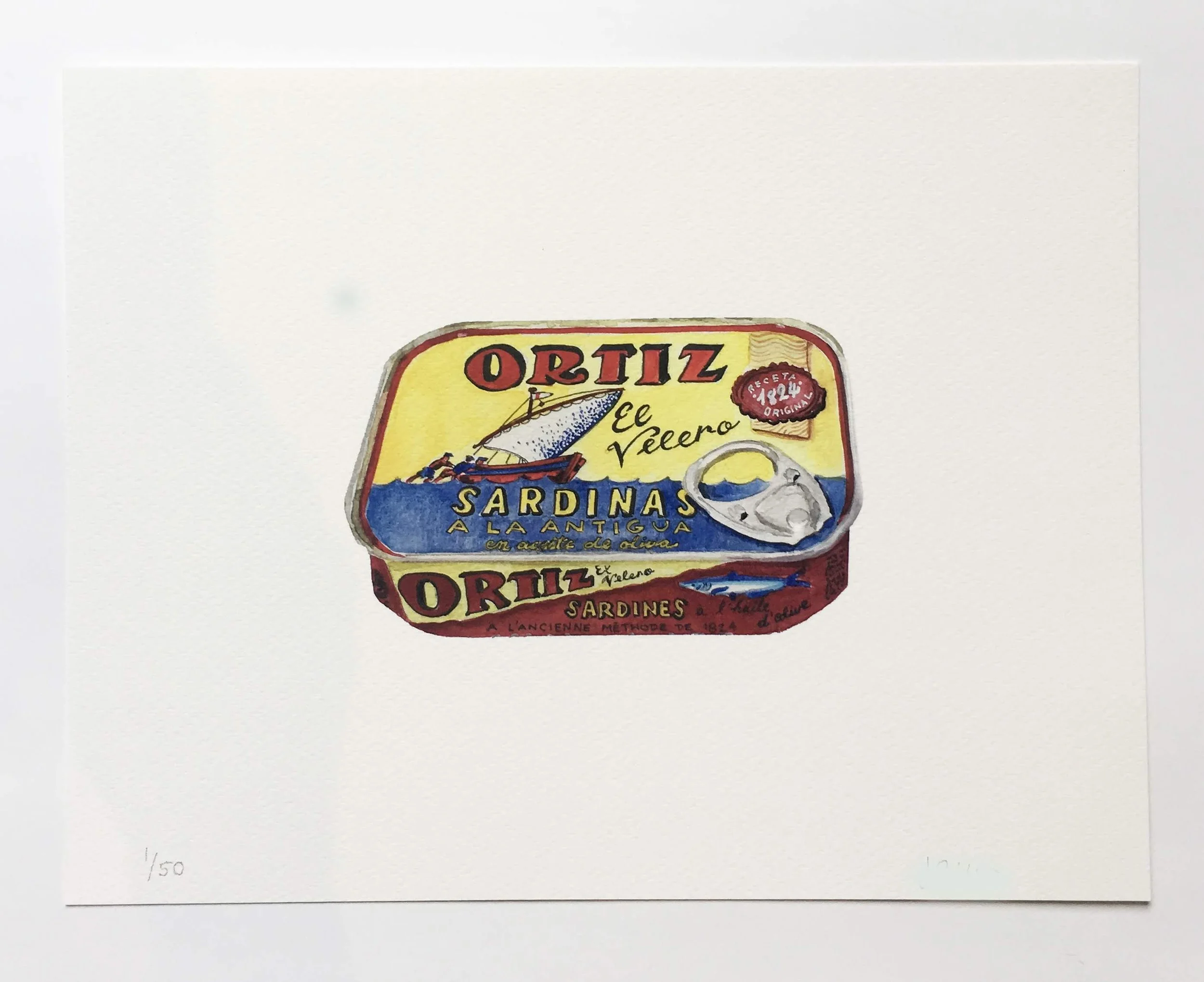 Ortiz Sardine Print