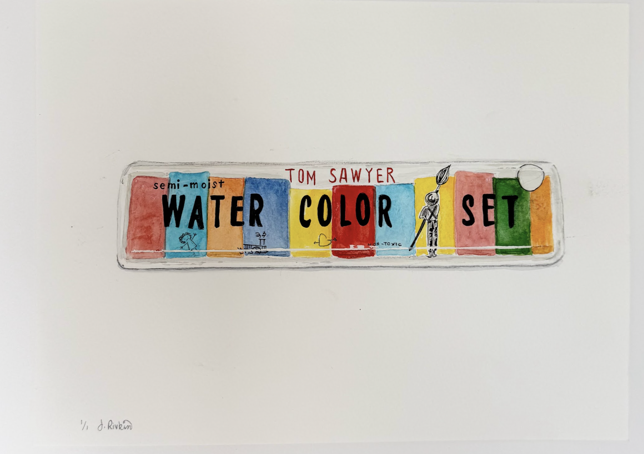 Tom Sawyer Watercolour Tin