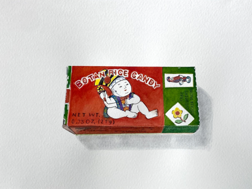 Botan Rice Candy - Watercolour