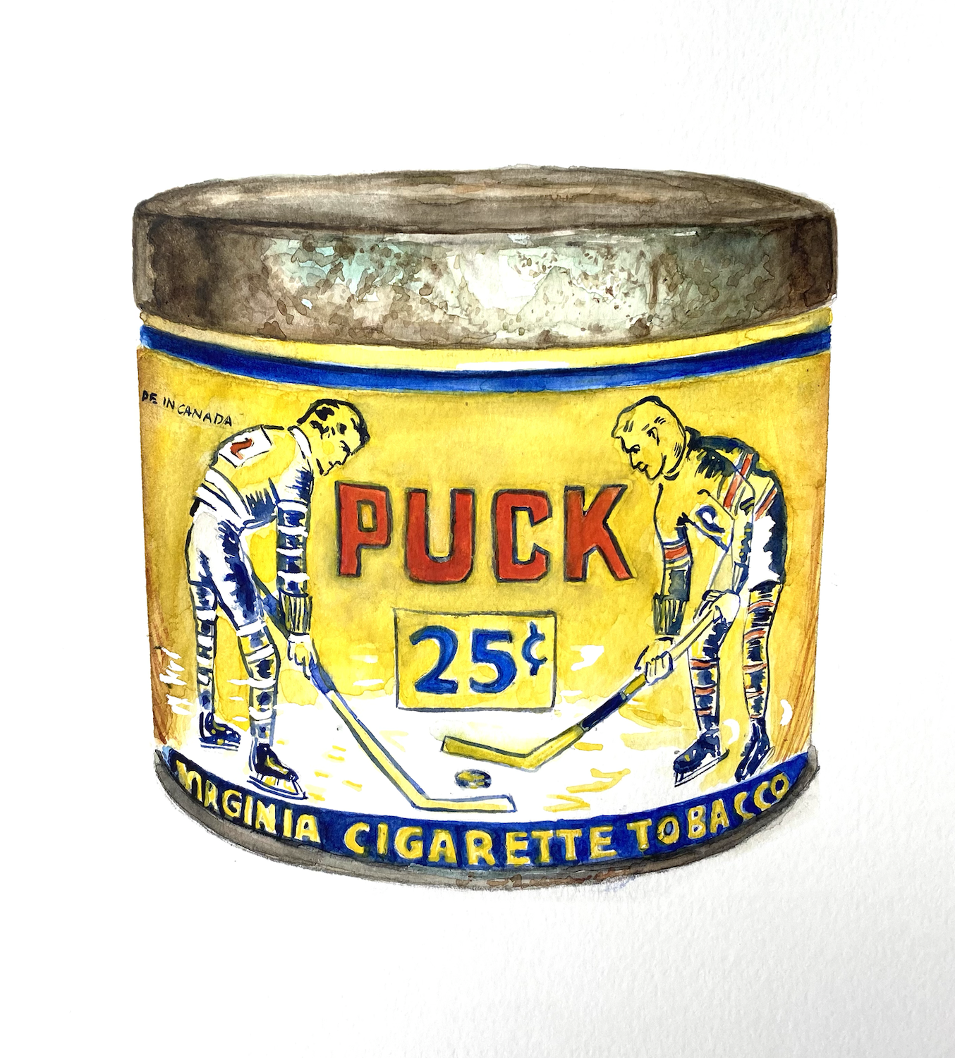 Puck Tobacco Tin
