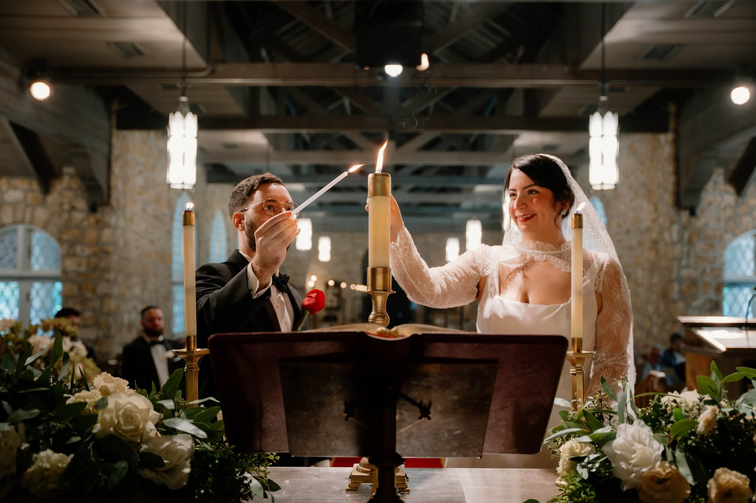Some sneak peek favorites from Stephanie + Daniel&rsquo;s beautiful ceremony on Saturday in horizontal 😲🙊